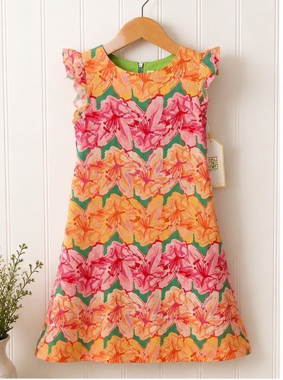 Emily McCarthy Lil Dress Azalea Lined Pockets Resort Preppy NWT Sz 2/3 $98